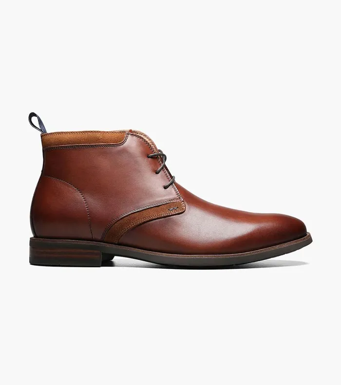 Florsheim Florsheim Comfortech Uptown Plain Toe Chukka Boot Cognac 8211 Men