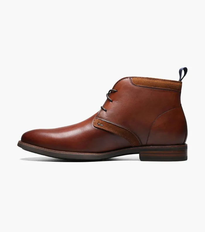 Florsheim Florsheim Comfortech Uptown Plain Toe Chukka Boot Cognac 8211 Men