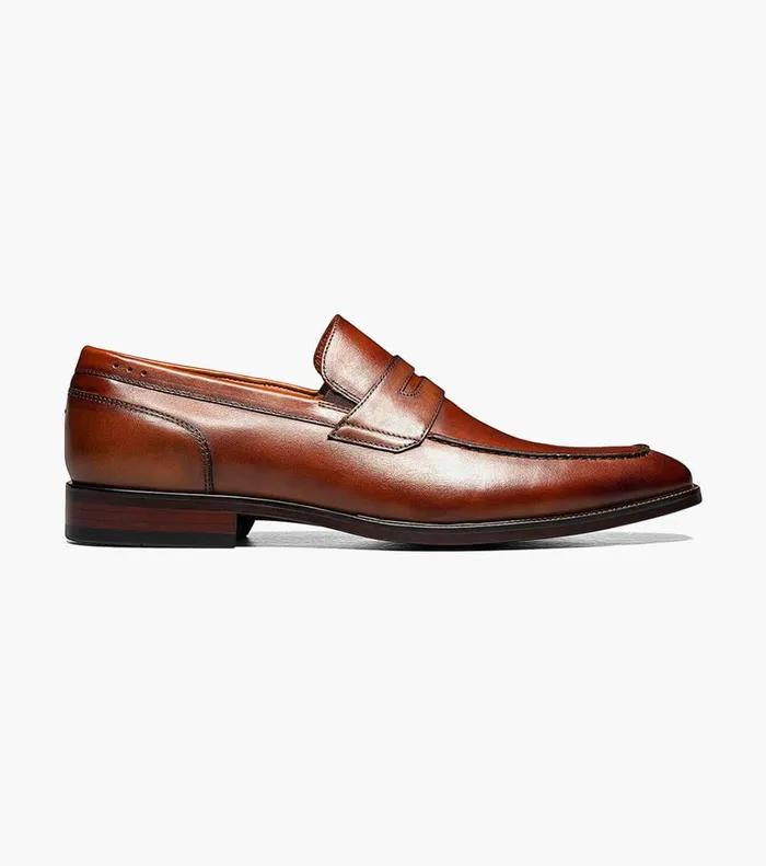 Florsheim Loafers and Slip Ons Sorrento Moc Toe Penny Loafer Cognac 8211 Men