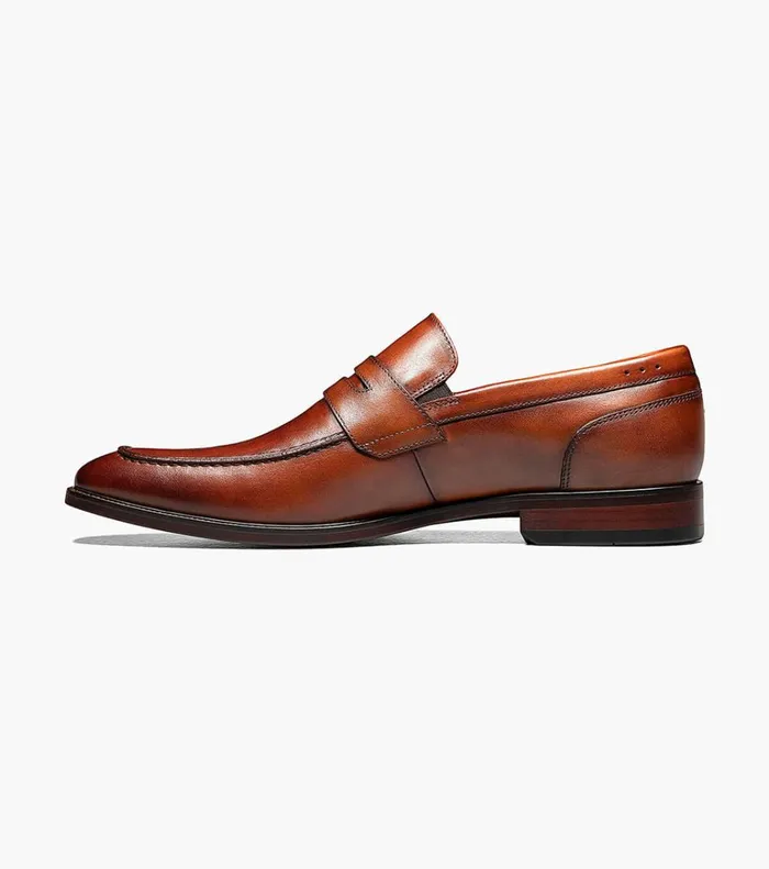 Florsheim Loafers and Slip Ons Sorrento Moc Toe Penny Loafer Cognac 8211 Men
