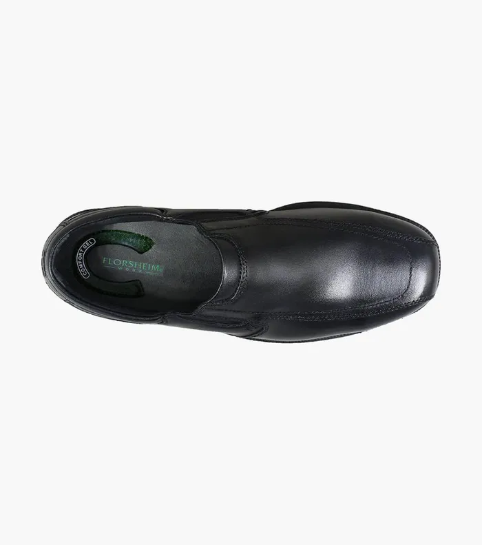 Florsheim Safety Shoes Coronis Steel Toe Bike Toe Slip On Black 8211 Men