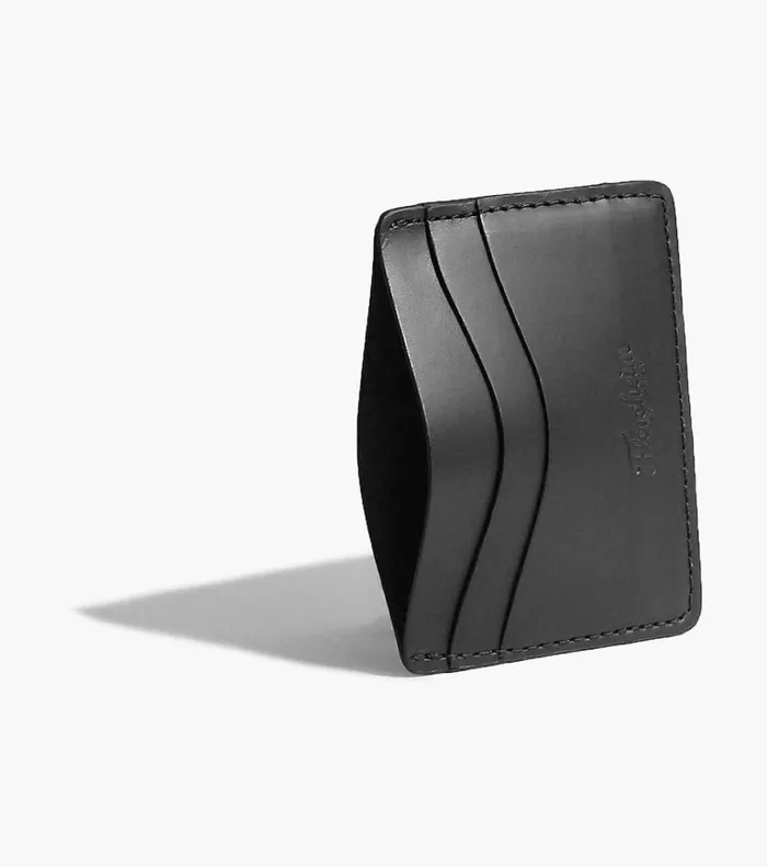 Florsheim Small Leather Goods Card Holder Made In USA Black 8211 Men