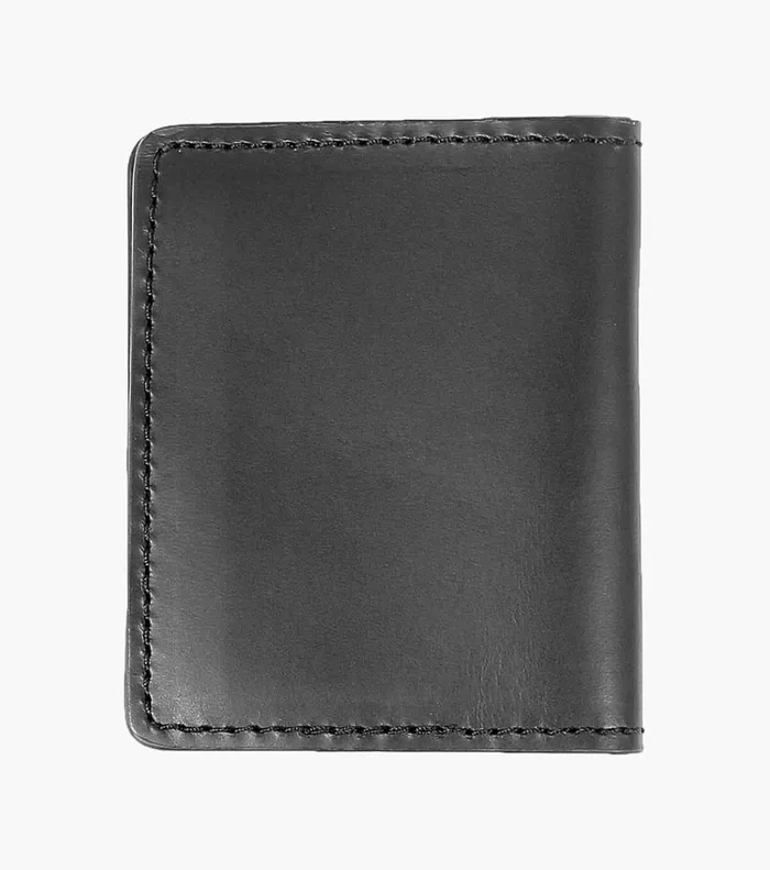 Florsheim Small Leather Goods Minimal Bifold Wallet Made In USA Black 8211 Men