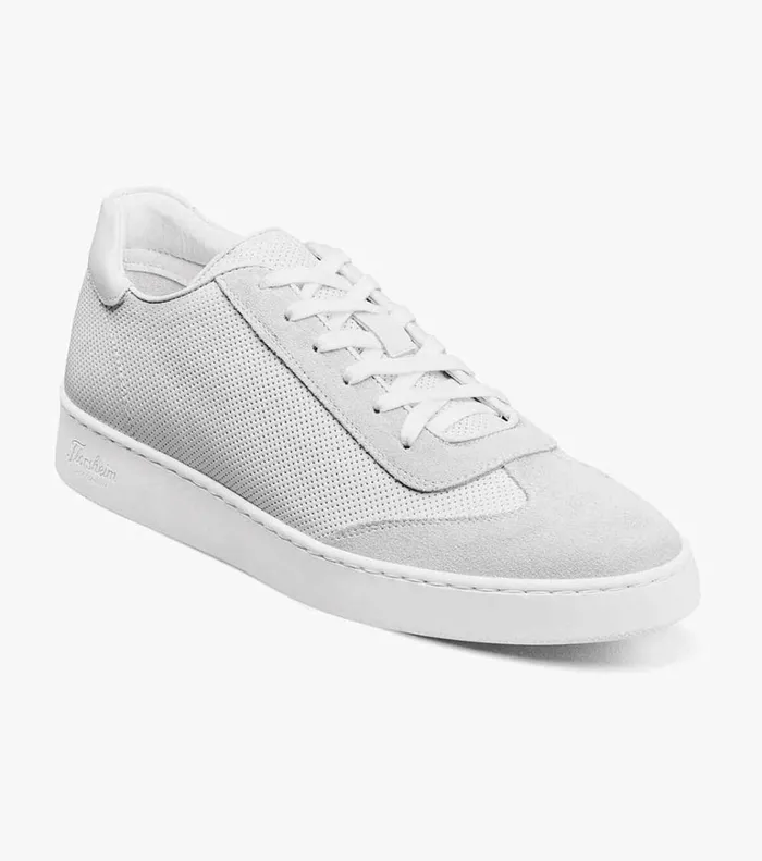 Florsheim Sneakers Random Plain Toe Lace Up Sneaker Bone 8211 Men
