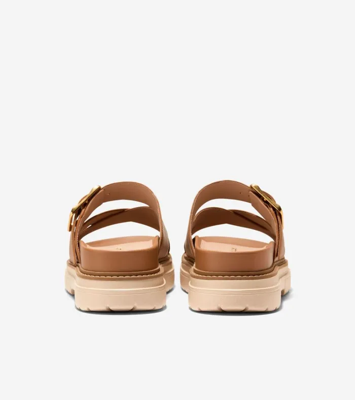 Fraya Slide Sandals Caramel Women Cole Haan Sandals