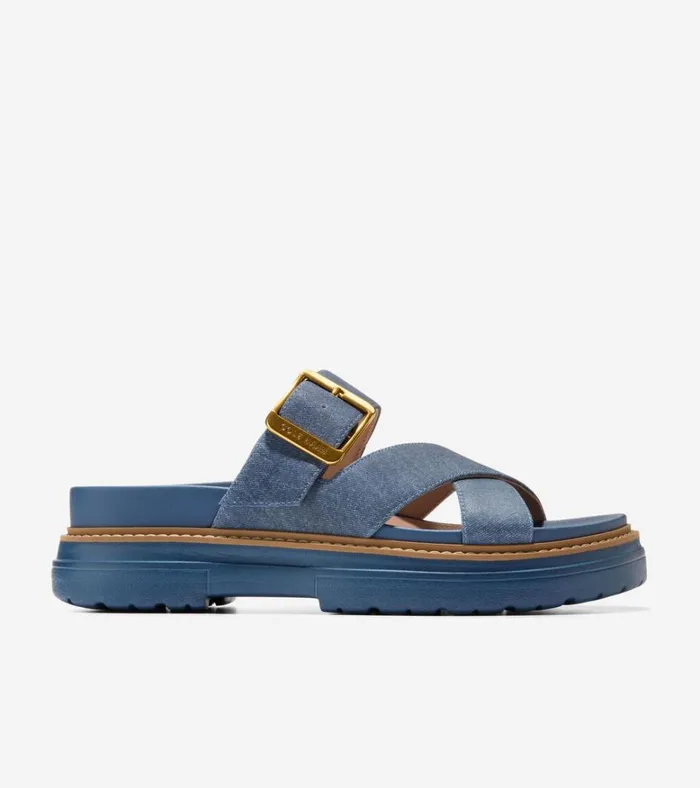 Fraya Slide Sandals Denim Women Cole Haan Sandals