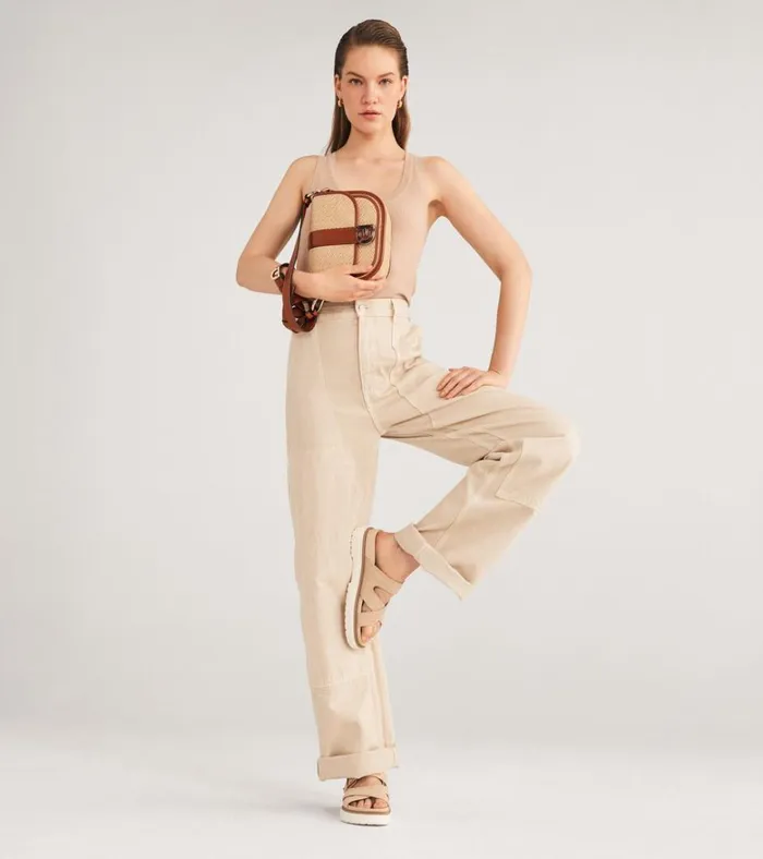 Fraya Slide Sandals Natural Women Cole Haan Sandals