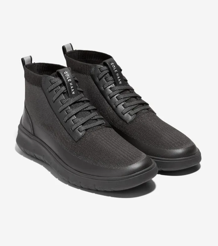 Generation ZERGRAND WaterResistant Stitchlite High Top Sneakers Black Stitchlitetradeblack Reflective Men Cole Haan Sneakers