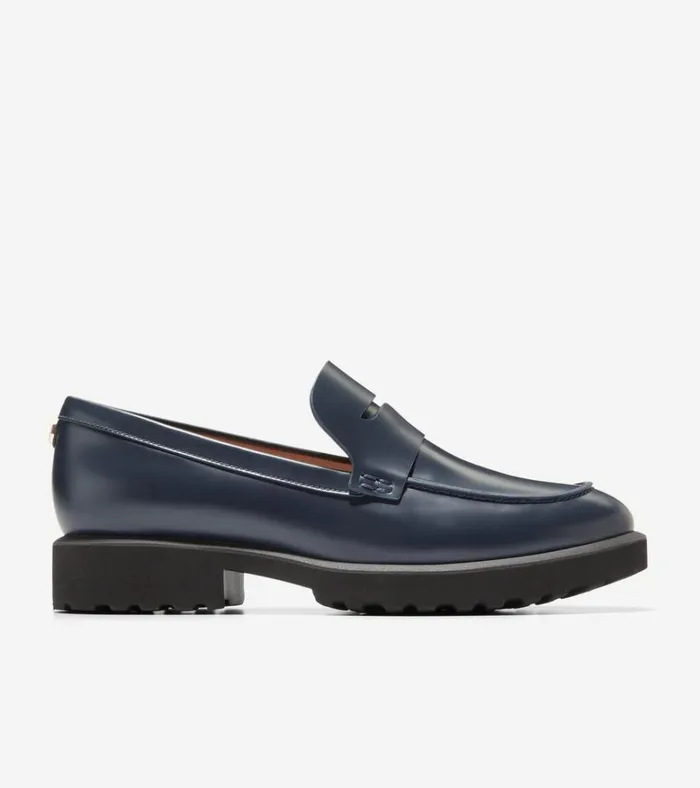 Geneva Loafers Navy Blazer Blue Women Cole Haan Loafers and Drivers
