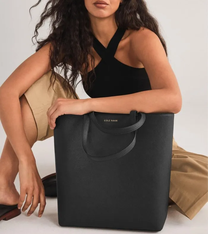 Go Anywhere Tote Bag Black Women Cole Haan Tote Bags