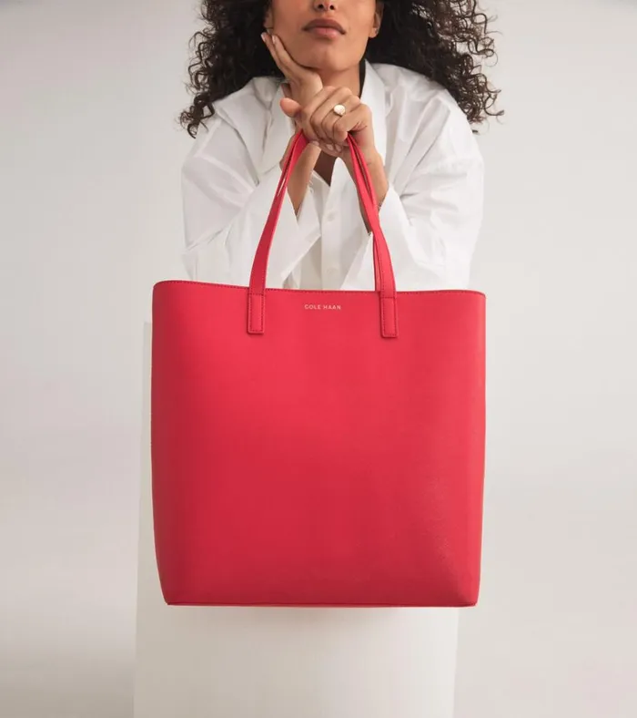 Go Anywhere Tote Bag Hot Chilli Red Women Cole Haan Tote Bags