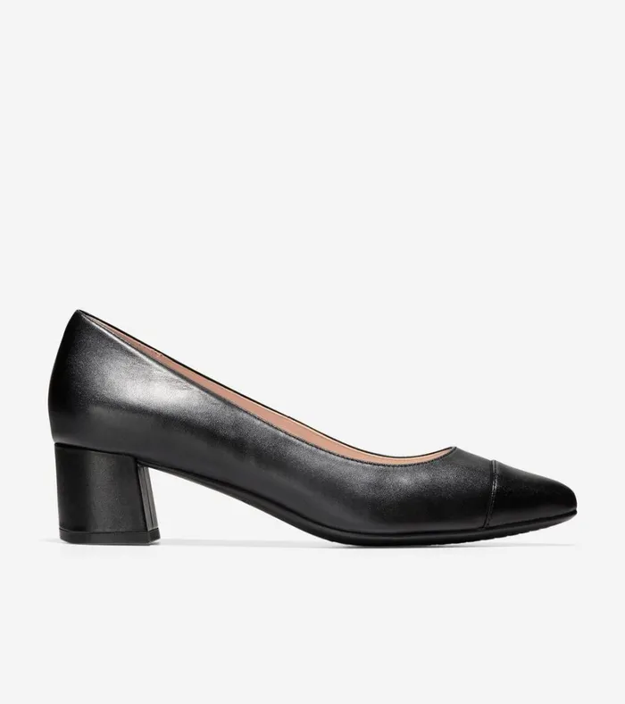 GoTo Block Heel Pump Black Women Cole Haan Heels and Pumps
