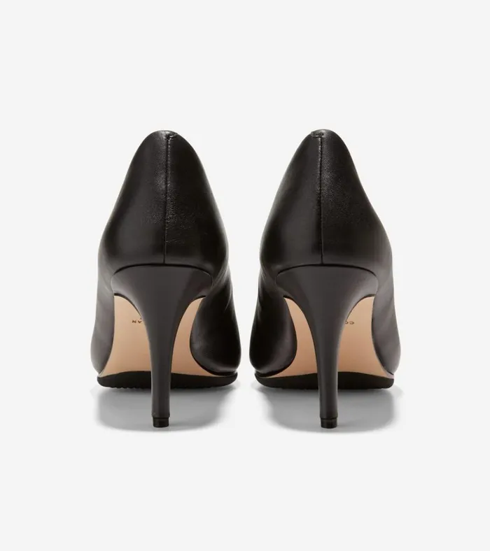 Grand Ambition Pump Black Leather Women Cole Haan Heels and Pumps