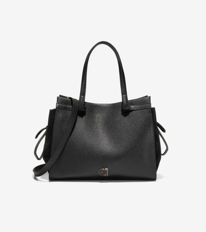 Grand Ambition SideCinch Satchel Black Women Cole Haan Shoulder Bags