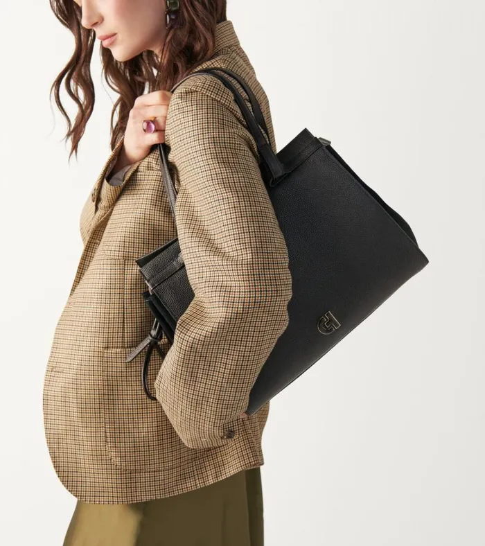 Grand Ambition SideCinch Satchel Black Women Cole Haan Shoulder Bags