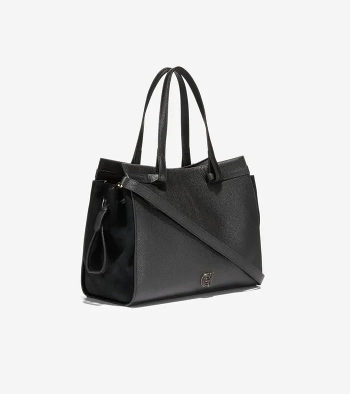 Grand Ambition SideCinch Satchel Black Women Cole Haan Shoulder Bags