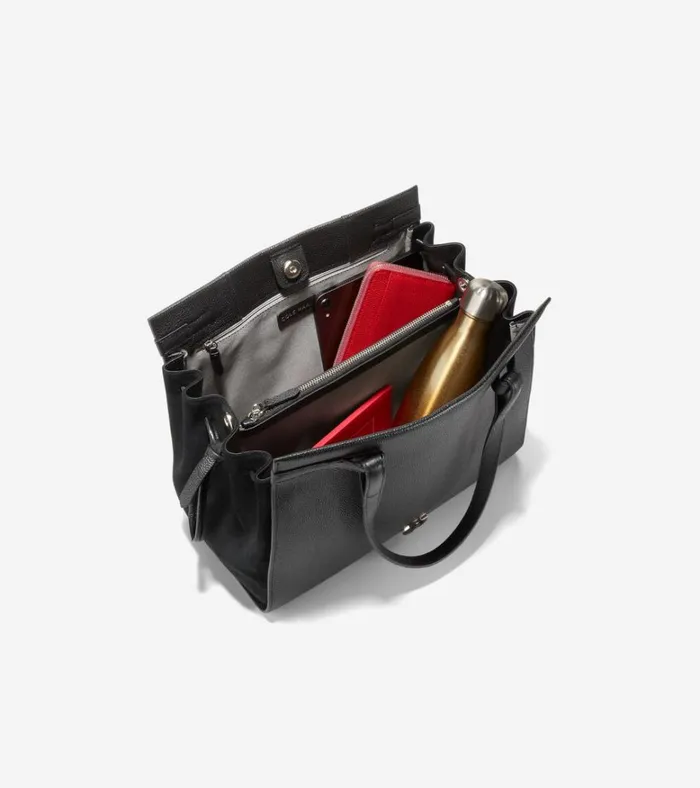 Grand Ambition SideCinch Satchel Black Women Cole Haan Shoulder Bags