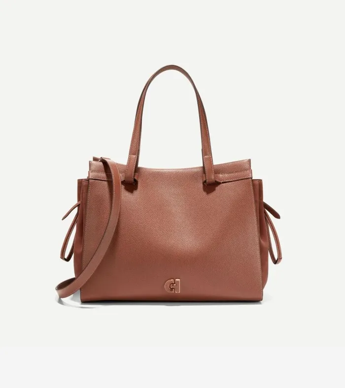 Grand Ambition SideCinch Satchel Dark Sequoia Women Cole Haan Shoulder Bags