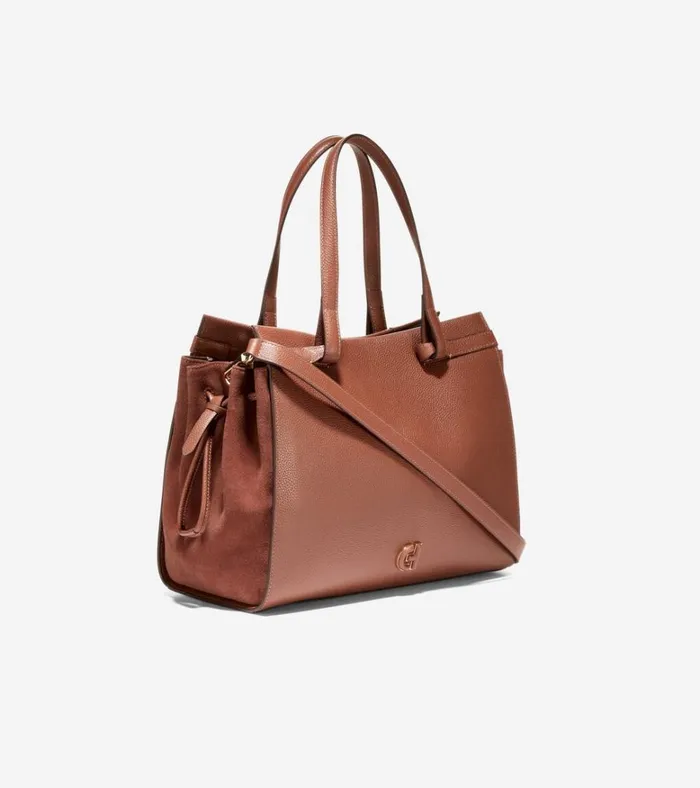 Grand Ambition SideCinch Satchel Dark Sequoia Women Cole Haan Shoulder Bags