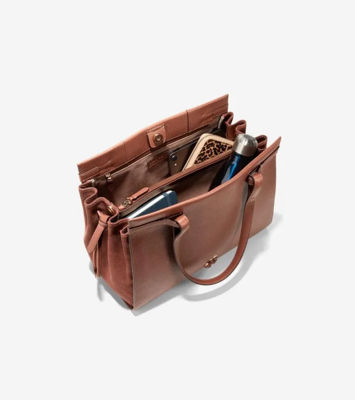 Grand Ambition SideCinch Satchel Dark Sequoia Women Cole Haan Shoulder Bags