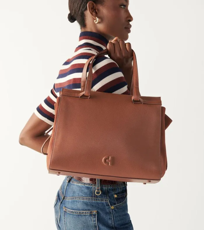 Grand Ambition SideCinch Satchel Dark Sequoia Women Cole Haan Shoulder Bags