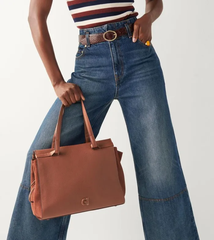 Grand Ambition SideCinch Satchel Dark Sequoia Women Cole Haan Shoulder Bags