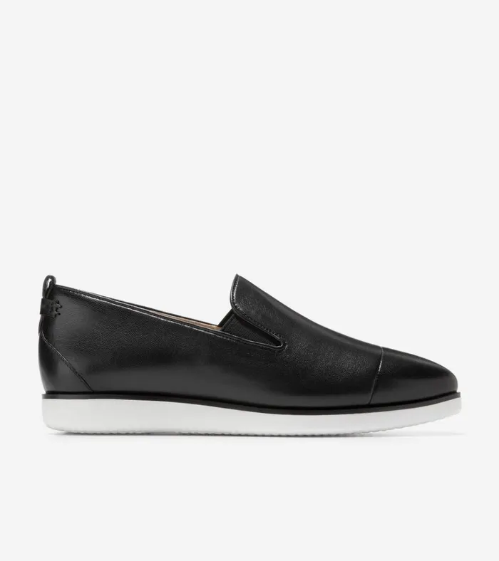 Grand Ambition SlipOn Loafer Black Leather Women Cole Haan Flats and SlipOns