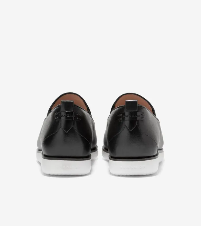 Grand Ambition SlipOn Loafer Black Leather Women Cole Haan Flats and SlipOns