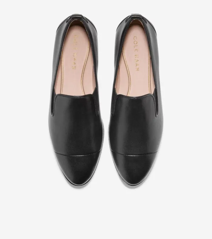 Grand Ambition SlipOn Loafer Black Leather Women Cole Haan Flats and SlipOns