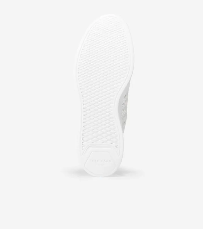 Grand Crosscourt Modern Tennis Sneakers Optic White Perforatedpeacock Men Cole Haan Sneakers