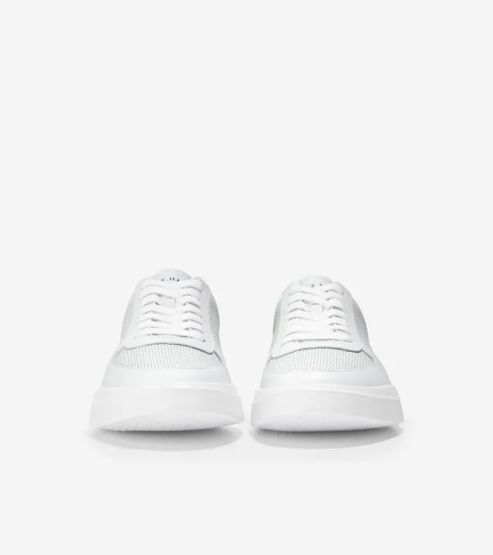 Grand Crosscourt Modern Tennis Sneakers Optic White Perforatedpeacock Men Cole Haan Sneakers