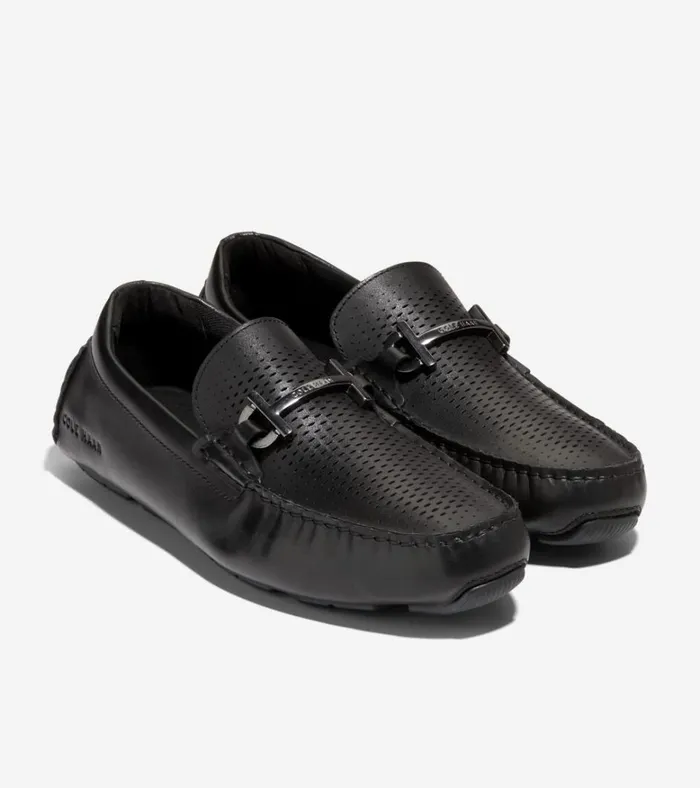 Grand Laser Bit Driving Loafers Black Men Cole Haan Loafers and Drivers