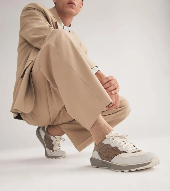 GrandPr Ashland Sneakers Sand Dollarsilver Liningirish Coffee Men Cole Haan Sneakers