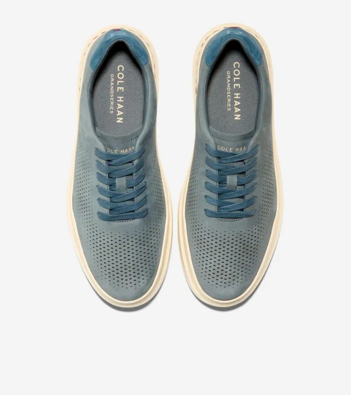 GrandPr Rally Laser Cut Sneakers Stormy Weatherblue Wing Teal Men Cole Haan Sneakers