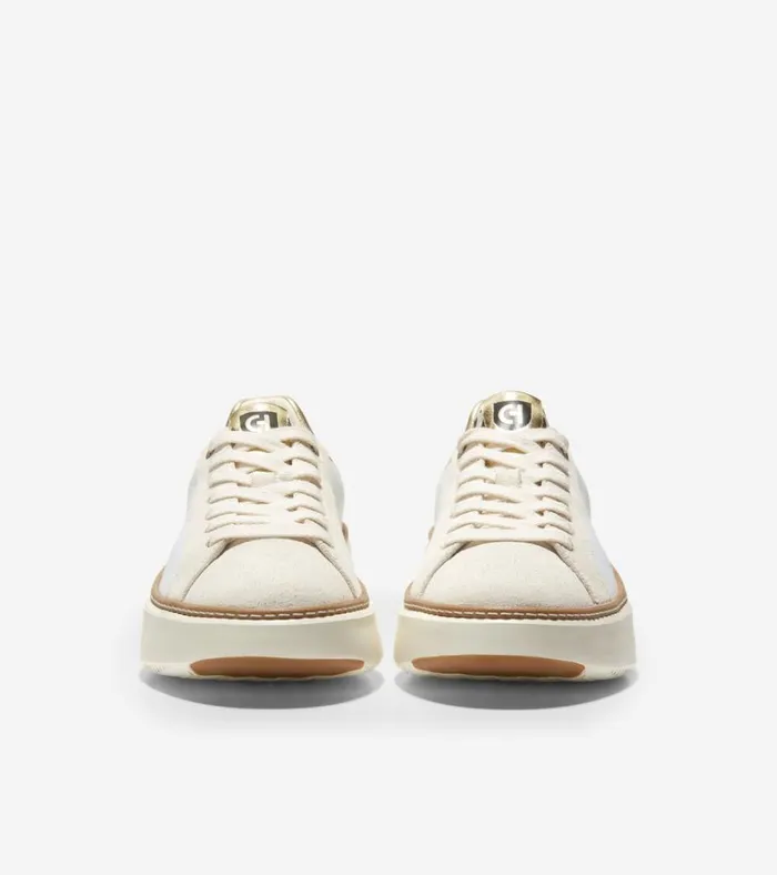 GrandPr Topspin Sneakers Optic Whitegoldleopard Print Women Cole Haan Sneakers