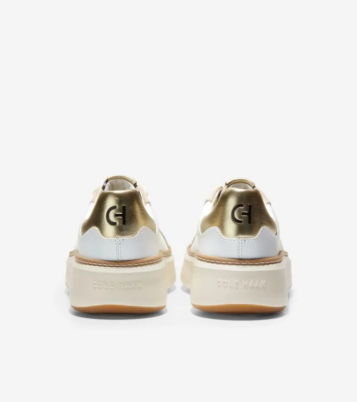 GrandPr Topspin Sneakers Optic Whitegoldleopard Print Women Cole Haan Sneakers