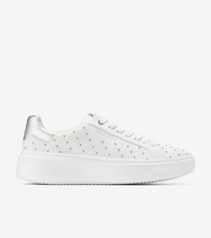 Grandpr Topspin Sneakers Optic Whitemicro Studs Women Cole Haan Sneakers