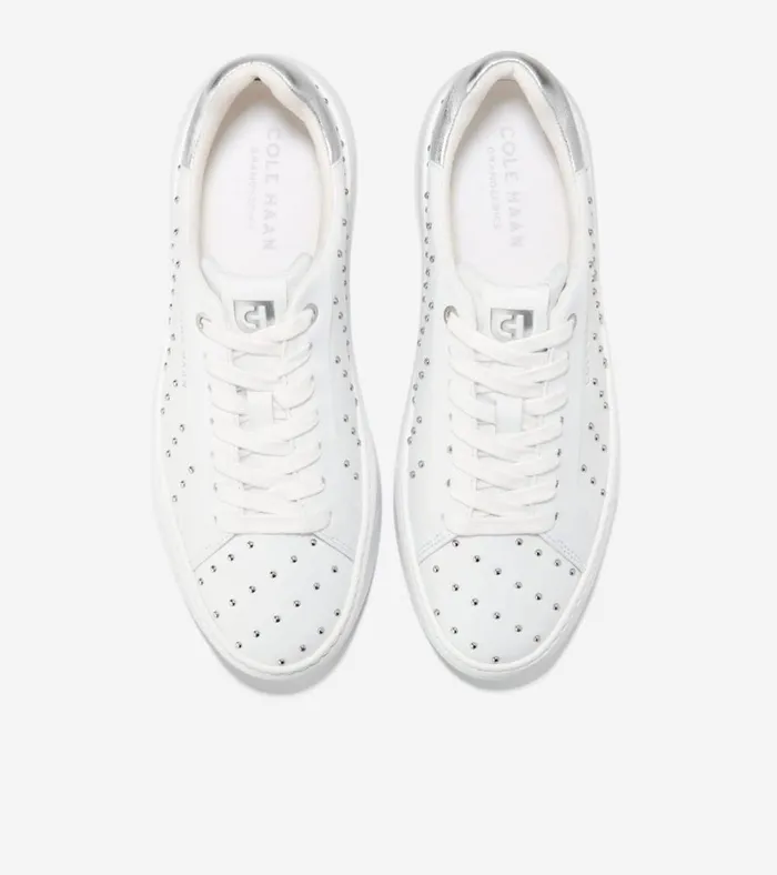 Grandpr Topspin Sneakers Optic Whitemicro Studs Women Cole Haan Sneakers