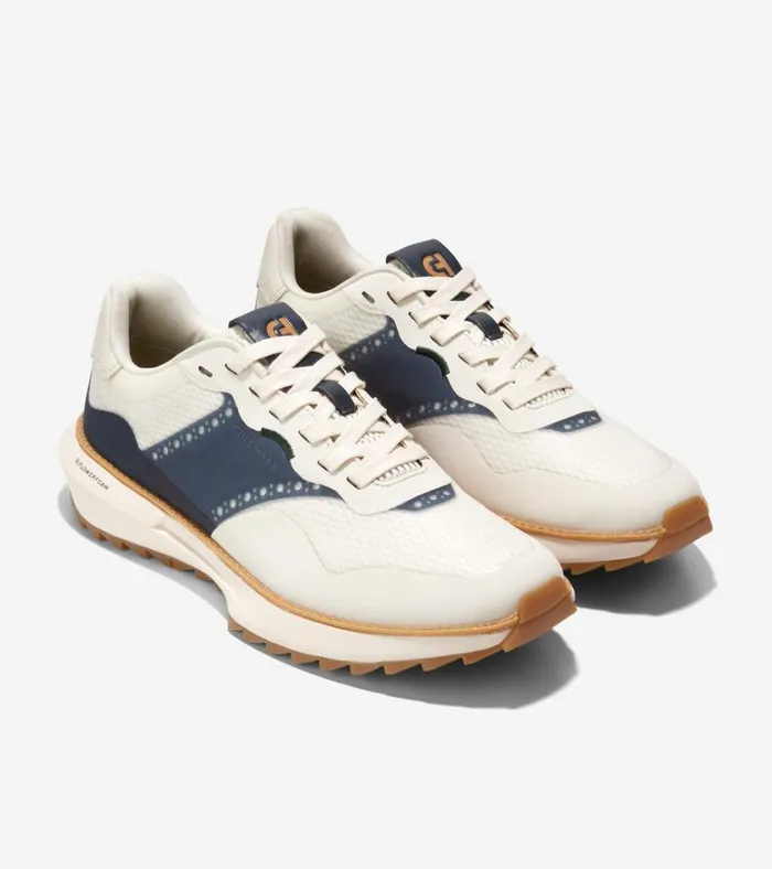GrandPr WaterResistant Ashland Golf Sneakers Ivorynavy Blazer Blue Men Cole Haan Sneakers