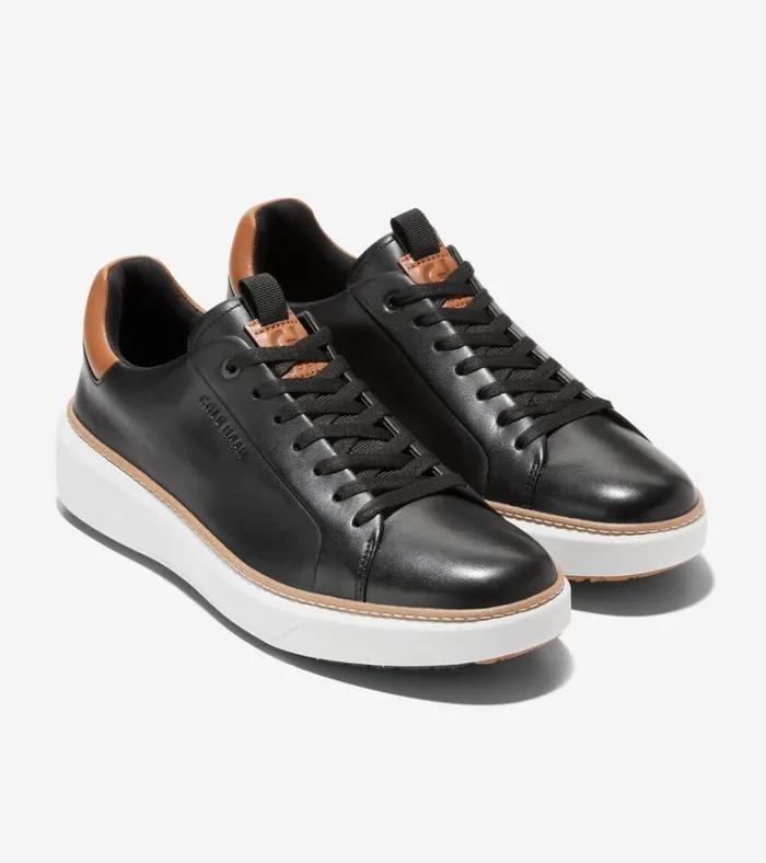 GrandPr Waterproof Topspin Golf Shoes Blackpecan Brownoptic White Men Cole Haan Sneakers