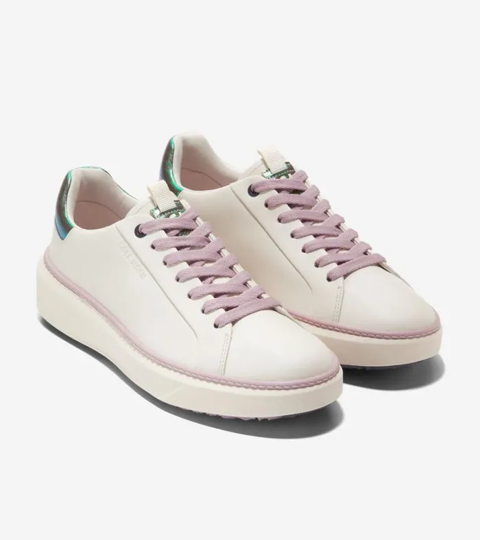 GrandPr Waterproof Topspin Golf Shoes Ivorymauve Shadows Women Cole Haan Golf Shoes