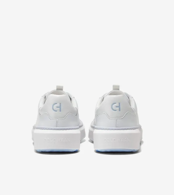 GrandPr Waterproof Topspin Golf Shoes Optic Whiteheather Gray Women Cole Haan Golf Shoes