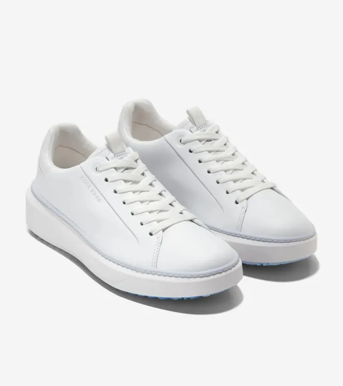GrandPr Waterproof Topspin Golf Shoes Optic Whiteheather Gray Women Cole Haan Golf Shoes