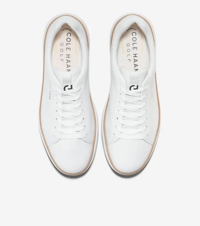 GrandPr Waterproof Topspin Golf Shoes Optic Whitenatural Men Cole Haan Sneakers