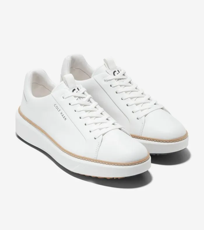 GrandPr Waterproof Topspin Golf Shoes Optic Whitenatural Men Cole Haan Sneakers