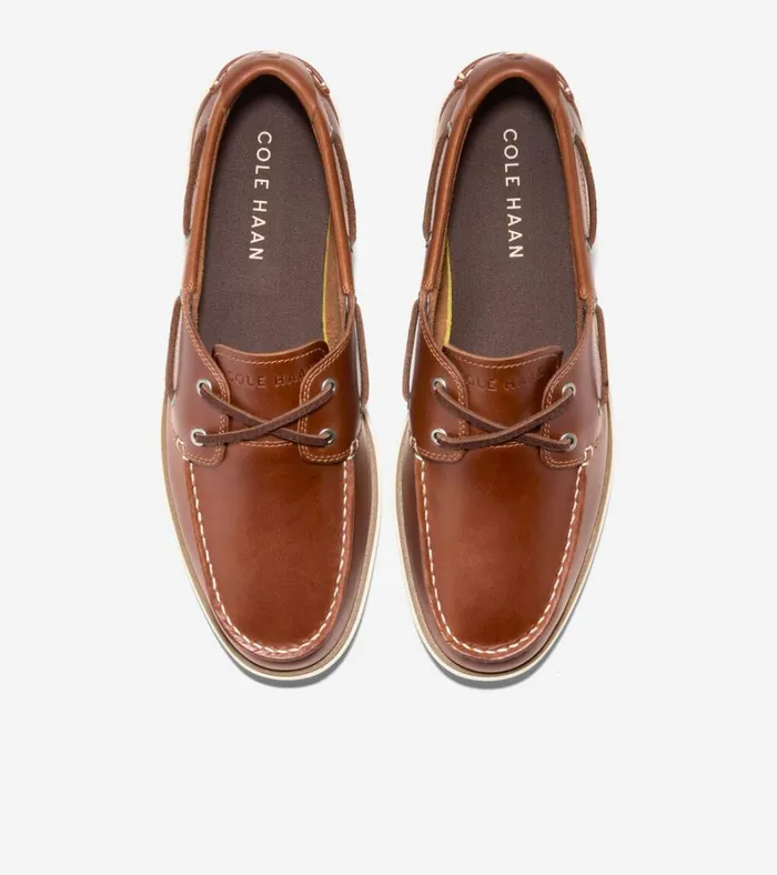GrandPr Windward Boat Shoes British Tanmadeiraivory Men Cole Haan Boat Shoes