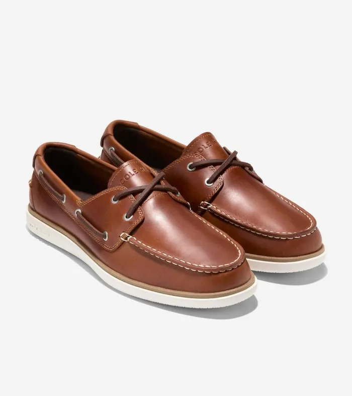 GrandPr Windward Boat Shoes British Tanmadeiraivory Men Cole Haan Boat Shoes