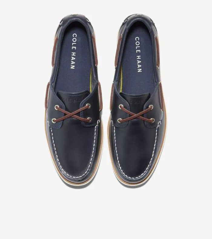 GrandPr Windward Boat Shoes Navy Blazermadeiraivory Men Cole Haan Boat Shoes