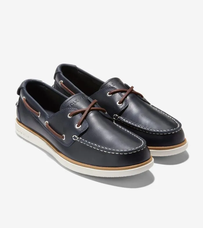 GrandPr Windward Boat Shoes Navy Blazermadeiraivory Men Cole Haan Boat Shoes