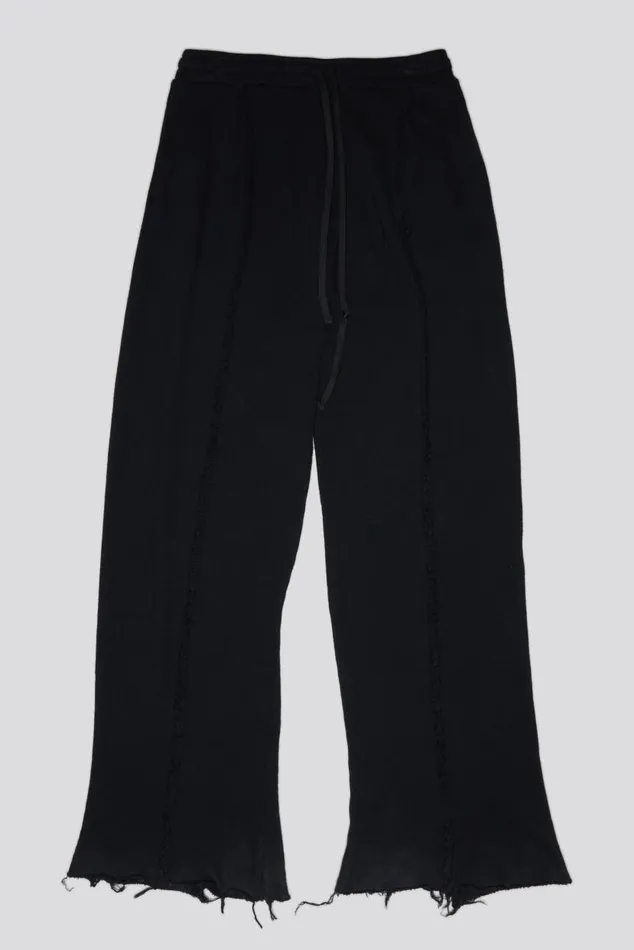 INVERTED WIDE LEG SWEATPANT 8211 BLACK Women R13 Pants and Shorts